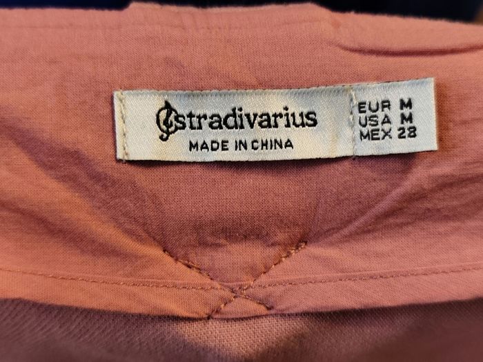 Jupe suédine rose stradivarius 38 - photo numéro 4
