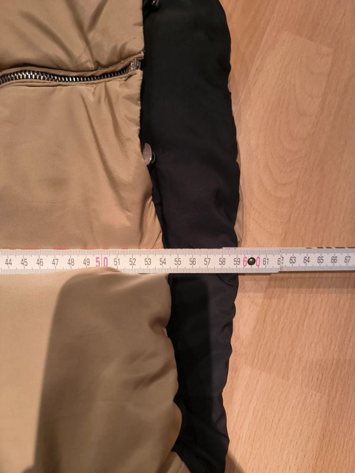 Veste sans manches réversible noir et beige Bershka taille L - photo numéro 6