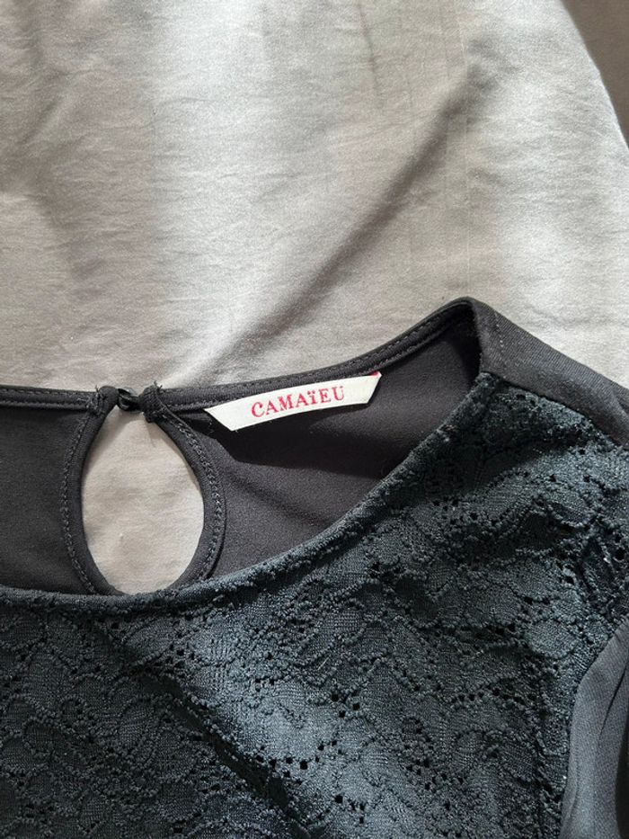 Blouse à dentelle Camaïeu T44 - photo numéro 5
