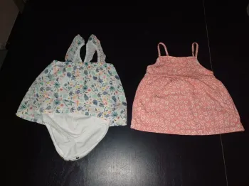 Lot robe été 6 mois tex in extenso