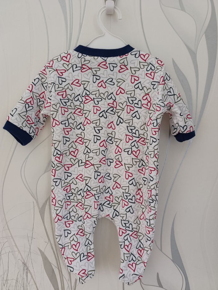 Grenouillère  motif à  coeur