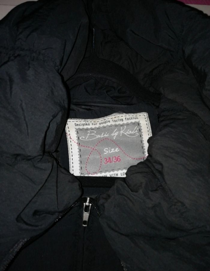 Manteau Kiabi noir - photo numéro 6