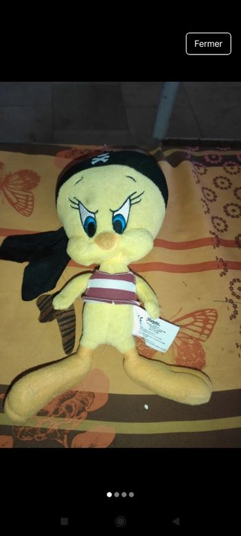 Peluche Titi pirate j37