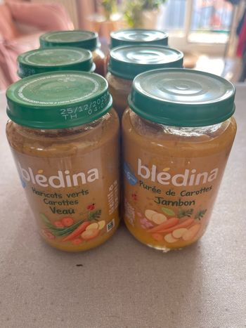 Lot de petits pots 8 mois