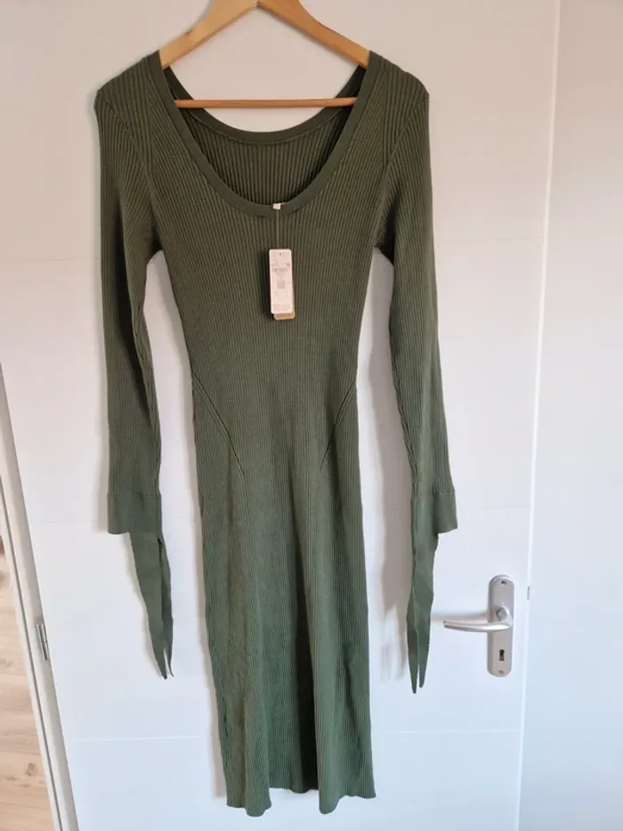 Robe Etam kaki taille L neuve - photo numéro 3