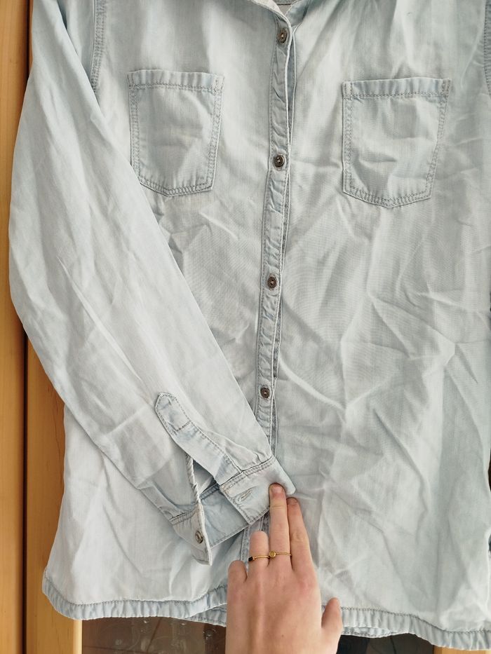 Chemise en jean Cyrillus taille 14 ans - photo numéro 4