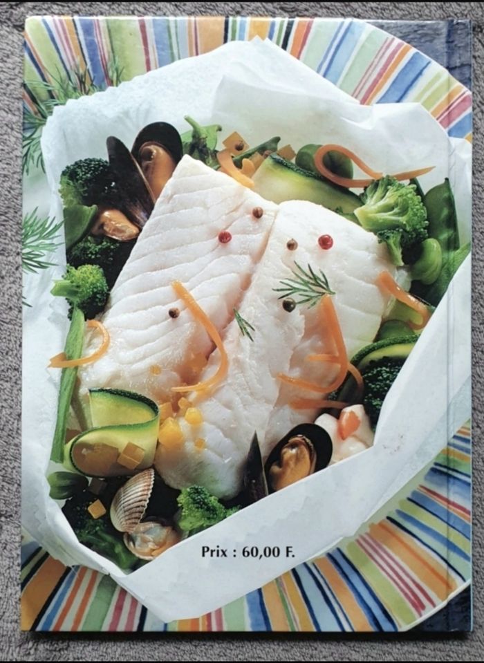 Livre de recettes illustré "Poissons, Recettes du Gourmet" / Éd. Toupargel Surgelés - photo numéro 2