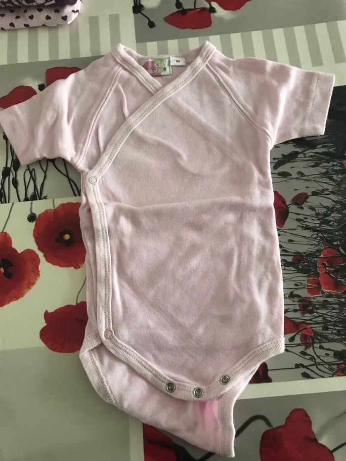 bodies 1 mois manches courtes - photo numéro 2