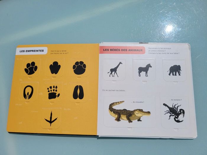 Livre animé Doc flap 🦒 Les animaux de La Savane africaine 🦏 - photo numéro 9