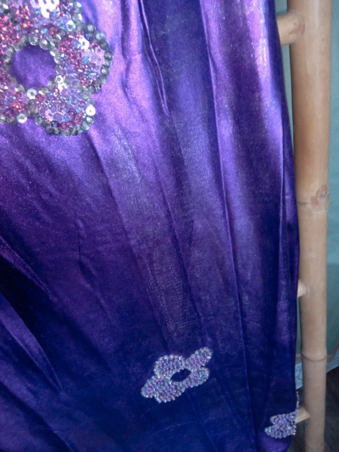 Costume danse orientale violet fait main - photo numéro 4