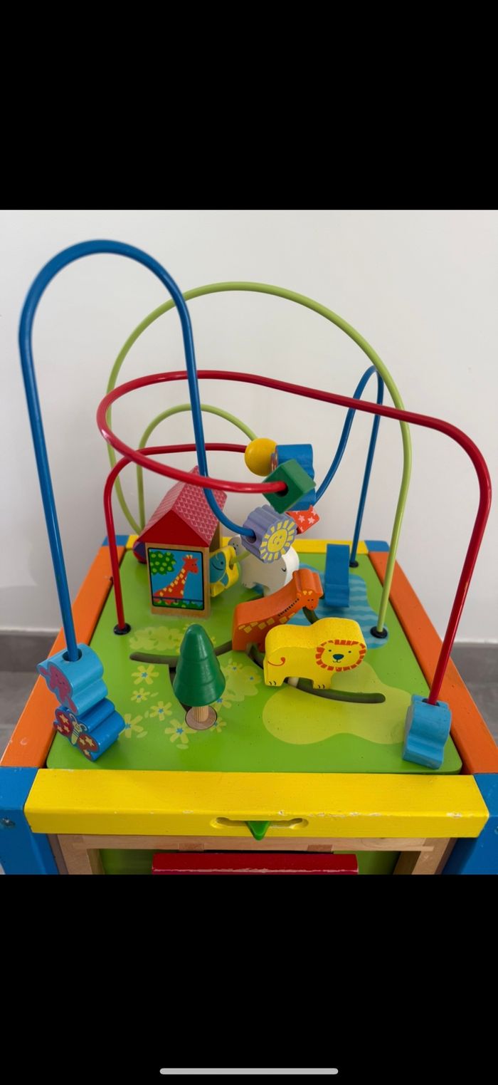 Gros cube activité en bois - photo numéro 7