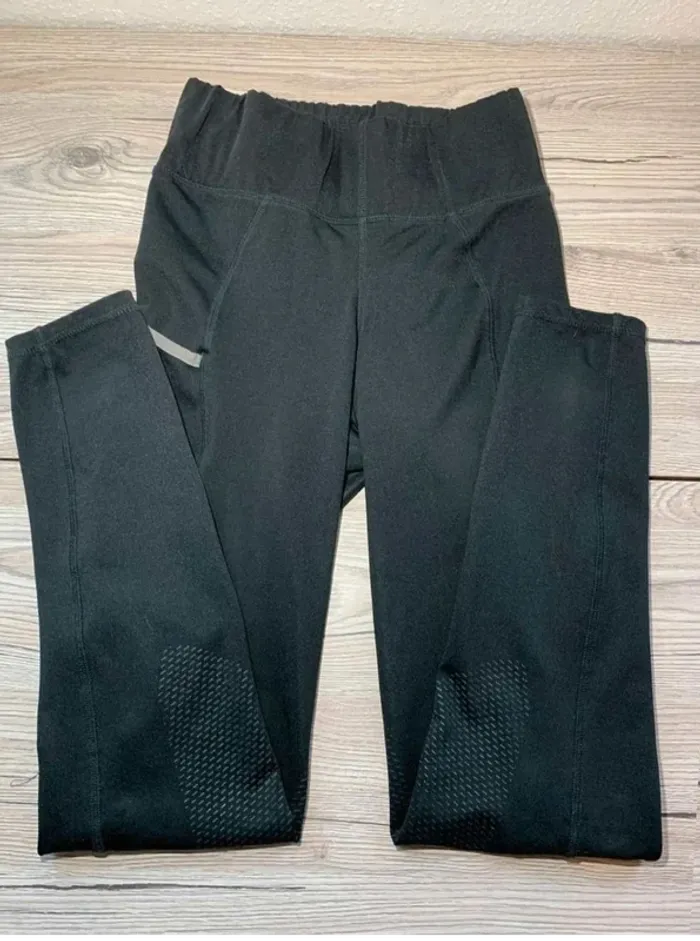 Legging d’équitation equilibre noir – Taille 36 – grip silicone genoux - photo numéro 2