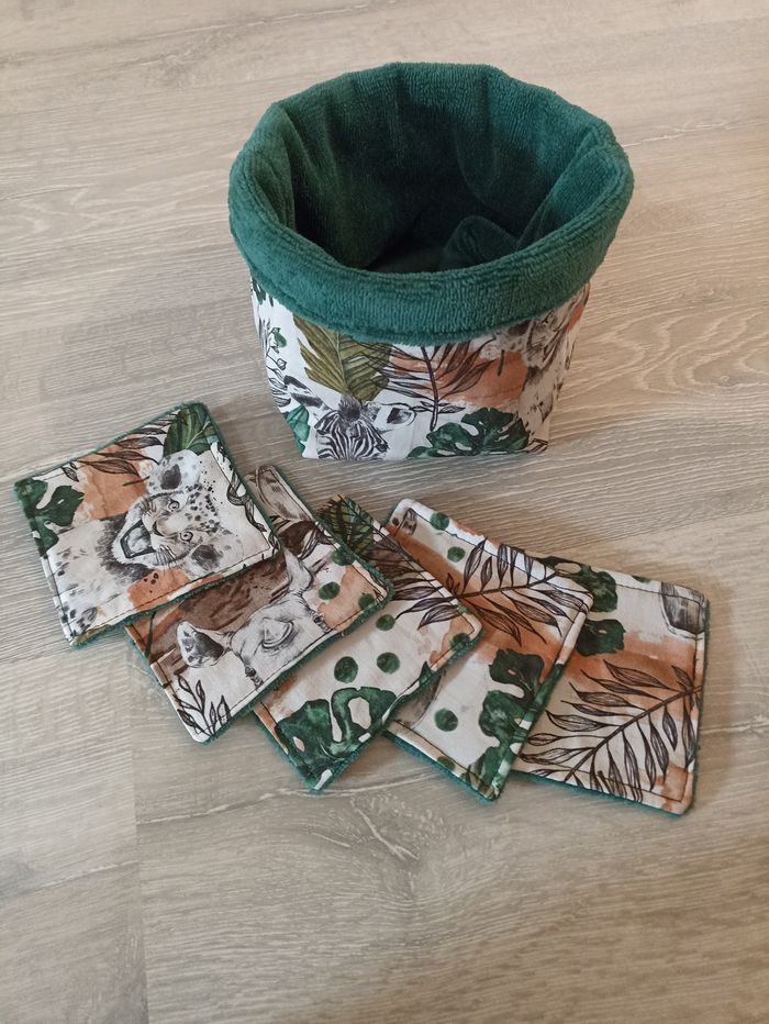 Panières et lingettes démaquillantes lavable - photo numéro 7