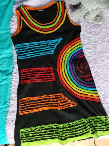 Robe multicolore