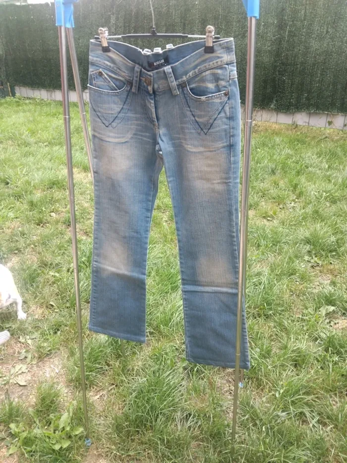 Lot 2 jeans évasés - photo numéro 9
