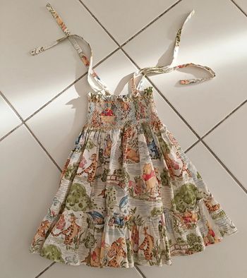 Robe à bretelles 12 mois neuve