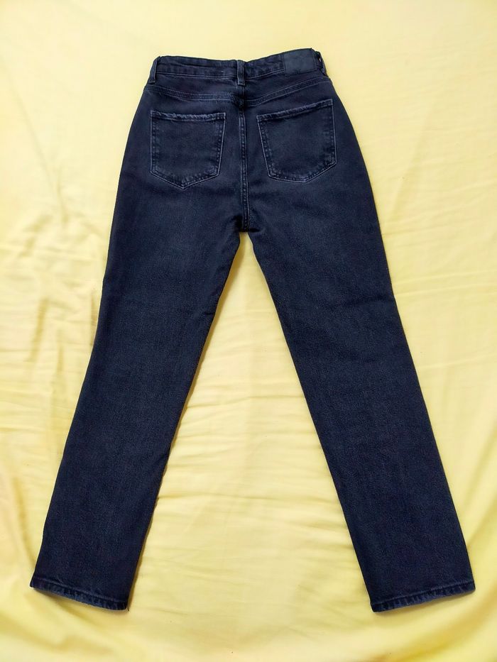 Jean noir coupe droite femme  36 marque ZARA - photo numéro 7