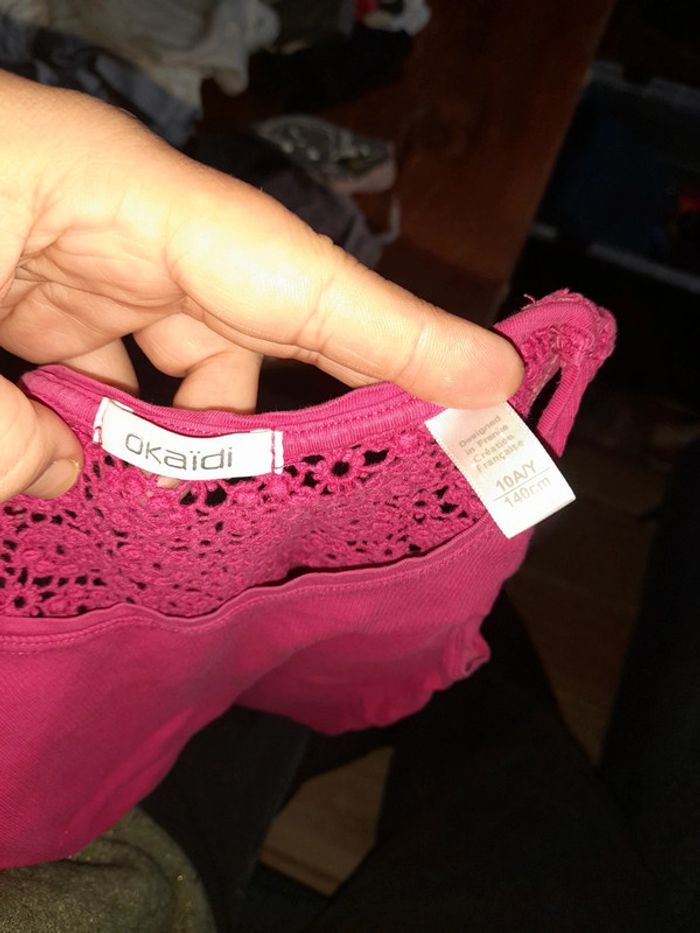 Débardeur mat cramé 10 ans - photo numéro 3