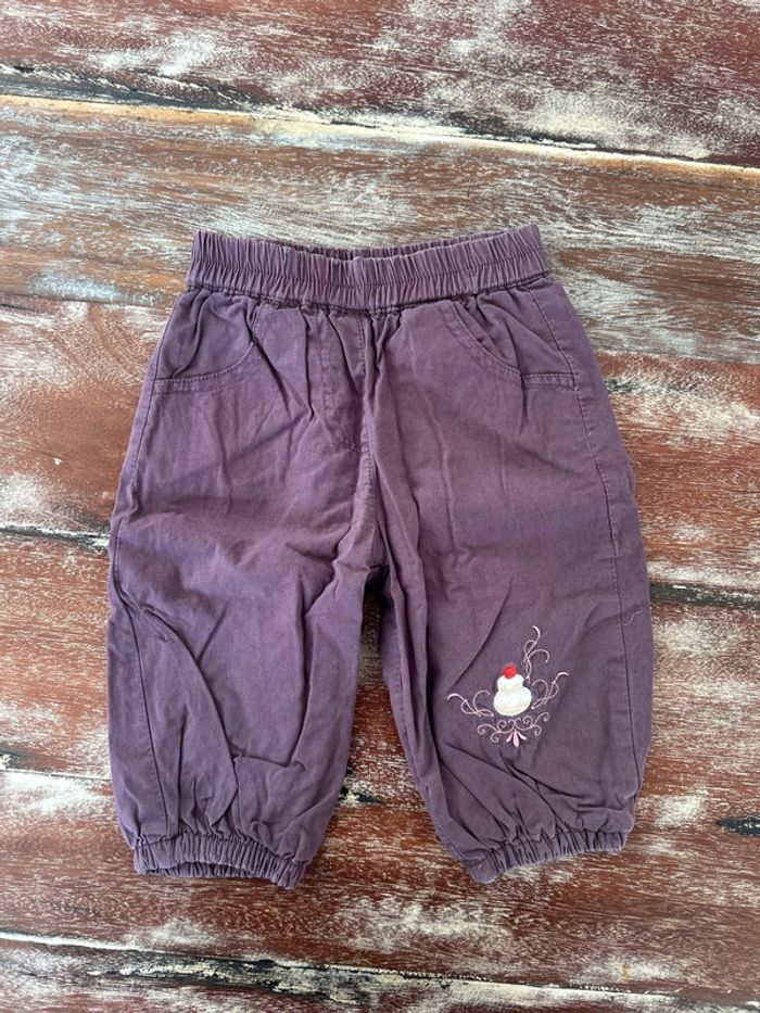 Lot 8 pantalons fille 9 mois - photo numéro 12