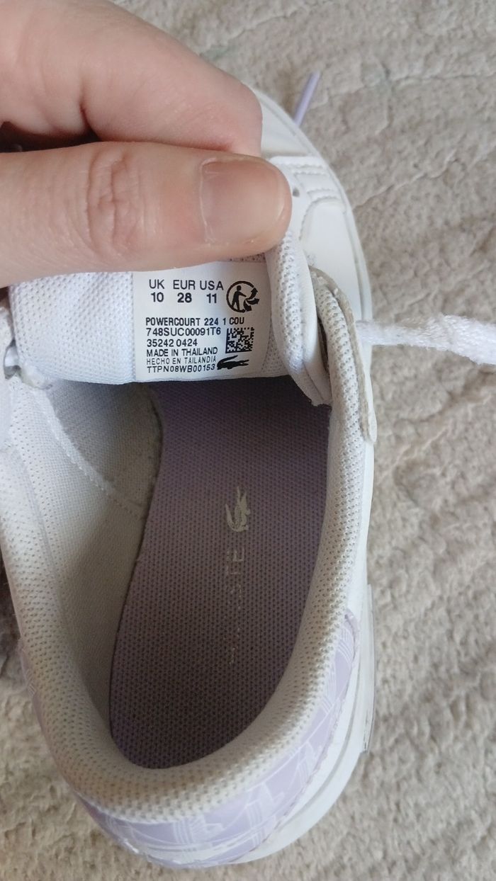 Basket mixte lacoste - photo numéro 3