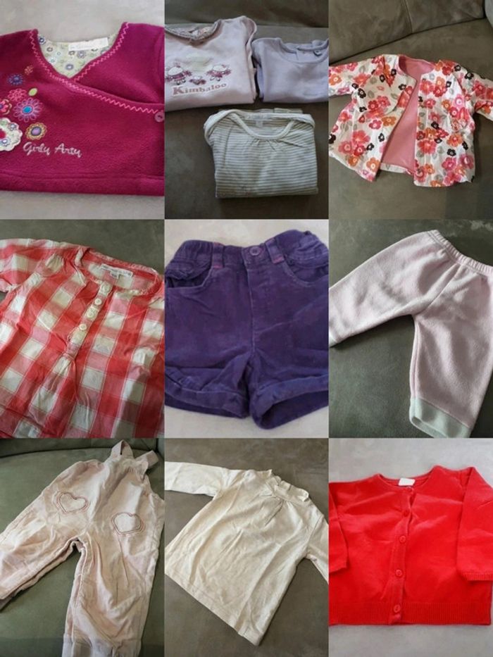 Lot de vêtements en 6 mois