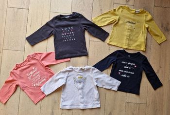 Lot de 5 hauts manches longues