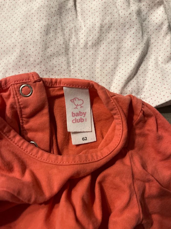 Lot tee-shirts manches longues fille 3 mois - photo numéro 4