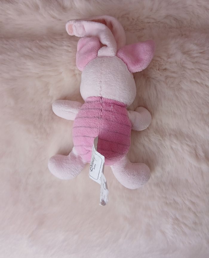 Doudou Accroche-tétine Porcinet *papier bruissant - photo numéro 7