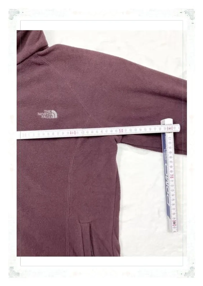 The North Face polaire bordeaux femme taille L full zip polyester - photo numéro 10