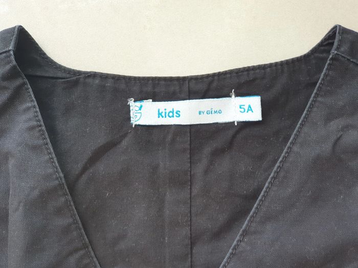1 gilet costume enfant noir gemo 5 ans - photo numéro 2