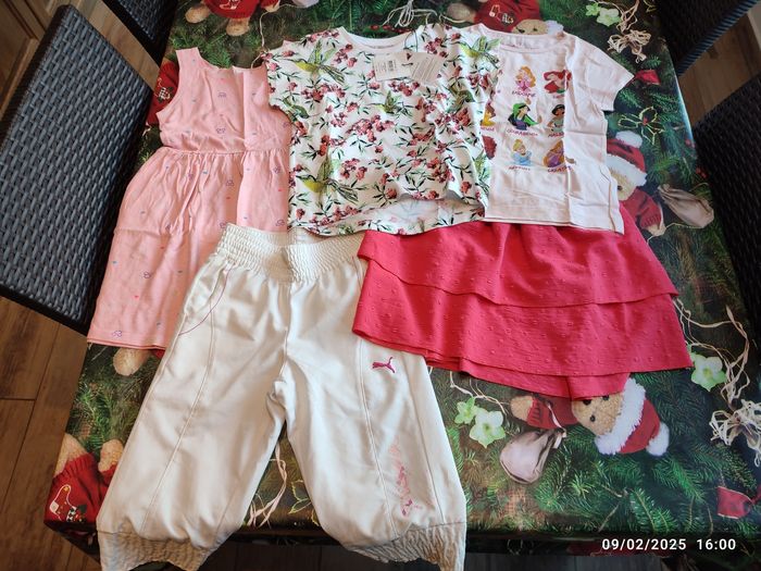 Lot vêtements fille de 6 ans