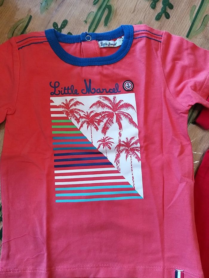 Tee-shirt. Neuf little marcel 12 mois - photo numéro 3