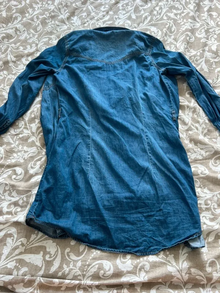 Robe jeans légère bleu mim taille 40 - photo numéro 2