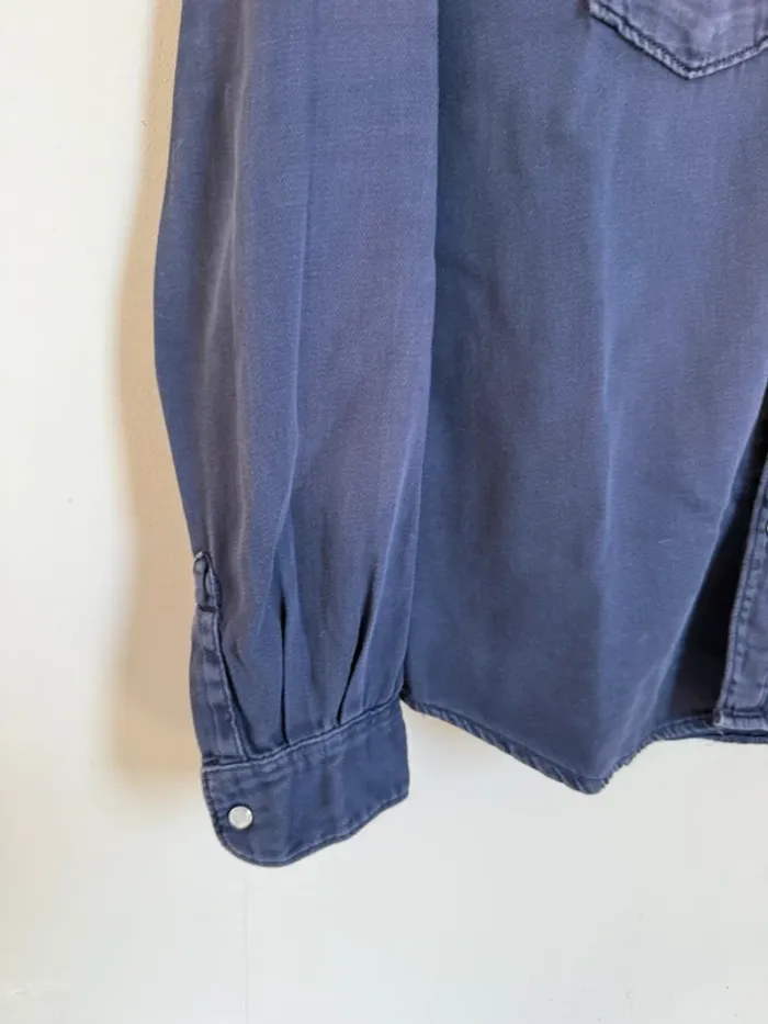 Chemise ba&sh bleu - photo numéro 4