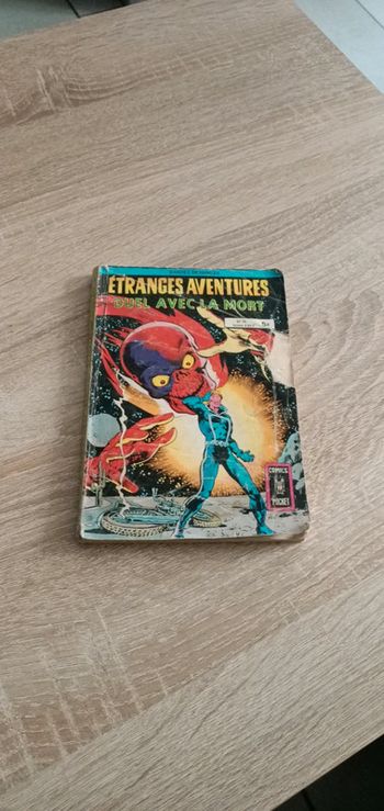 Bande dessiné Étranges aventures duel avec la mort