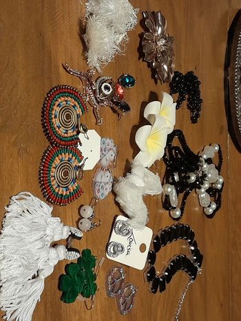 💎 Gros lot de bijoux (boucles d’oreilles et colliers sautoirs)