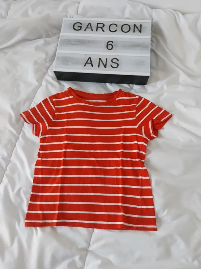 Tee-shirt manche courte garçon 6 ans Kiabi