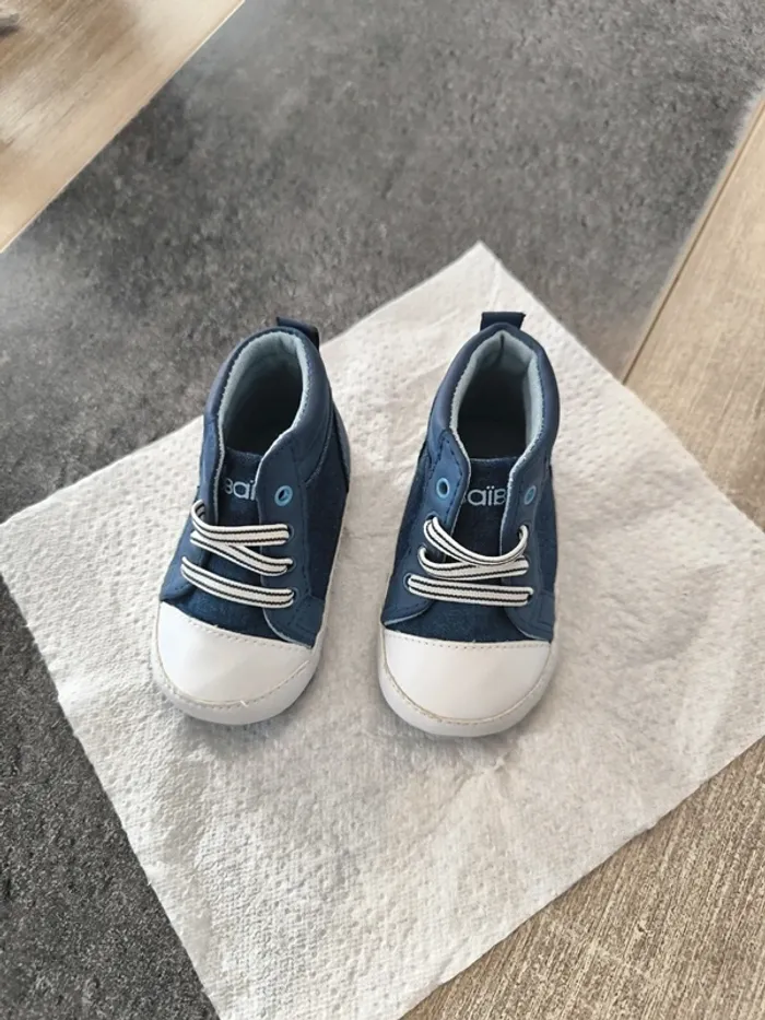 Chaussures bébé garçon souples 6/12 mois obaibi - photo numéro 2