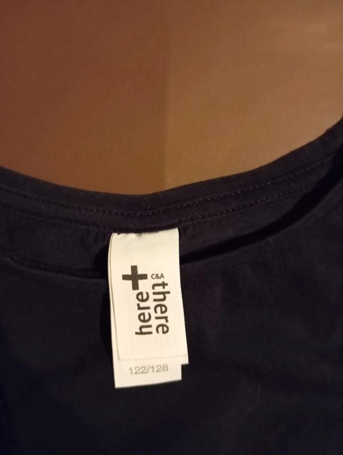 Pull noir manche longue 122/128 cm - photo numéro 2