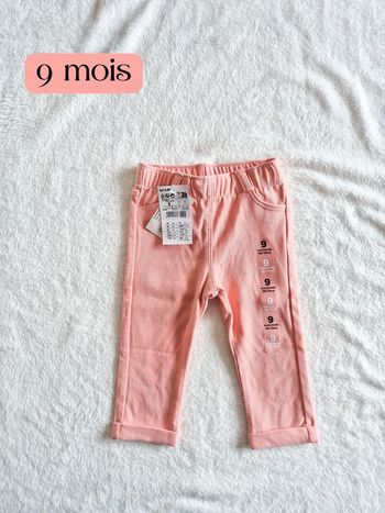 Pantalon rose kiabi 9 mois