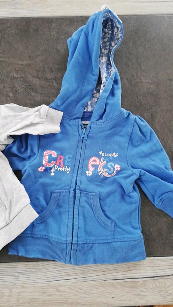 Lot de 2 gilets zippés - photo numéro 3