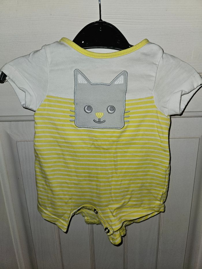 Barboteuse / Body-Short Bébé T.1 Mois (53 cm) - Obaïbi