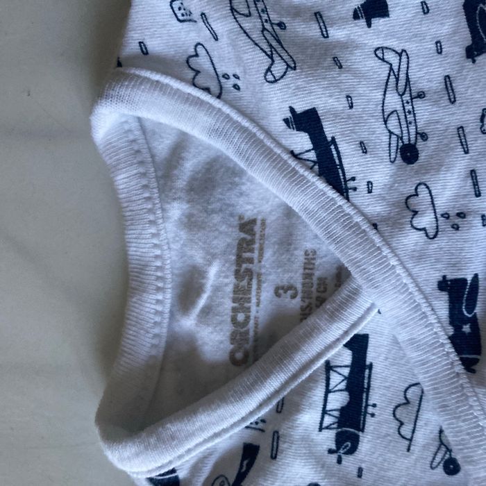 Lot 7 bodies thème aviation orchestra 3 mois - photo numéro 7