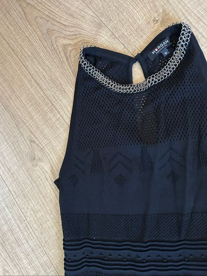 Robe noire sans manches Morgan taille M comme neuve - photo numéro 9