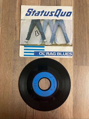 Vinyle 45 tours-Status Quo-Ol’Rag Blues