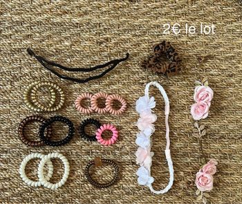 Lot élastique fille