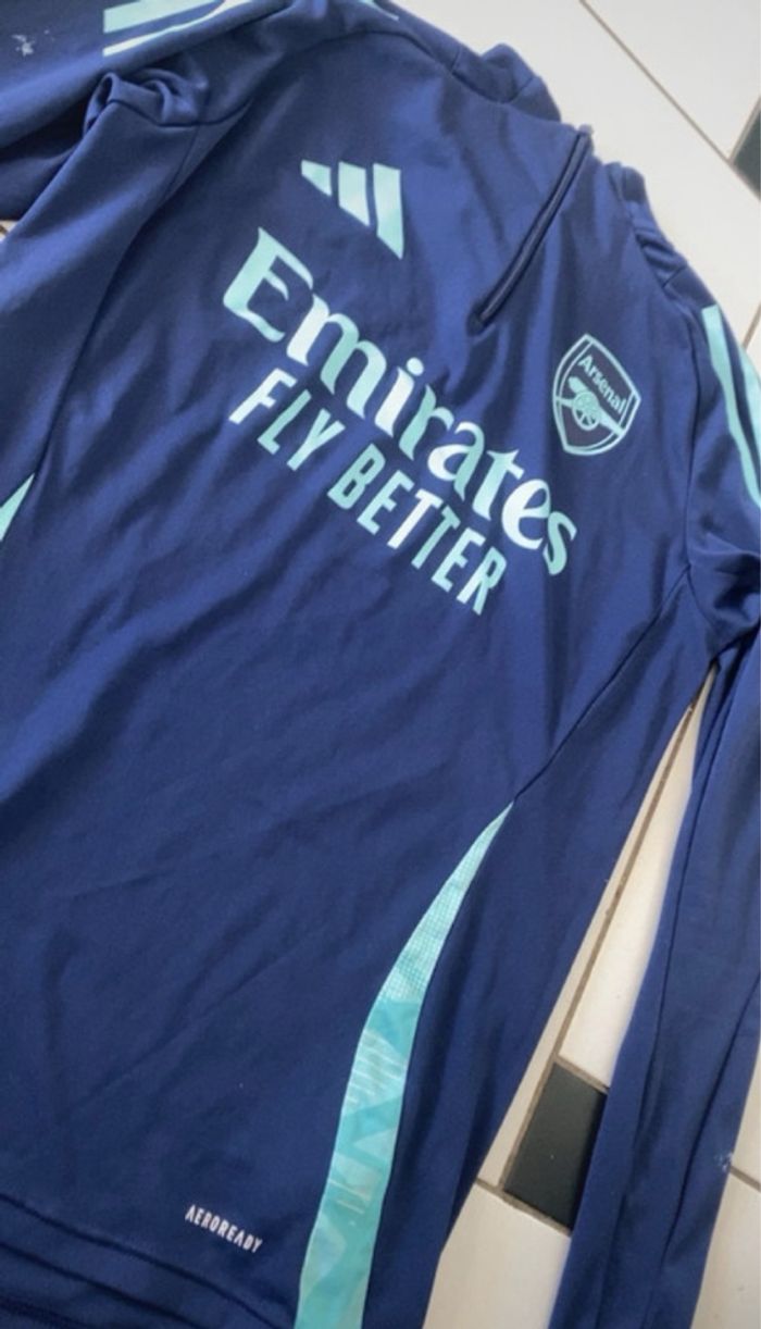 Haut d'entraînement Arsenal -bleu marine - photo numéro 3
