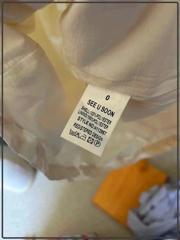 Magnifique robe see u soin taille 0 = 34 neuve sans étiquette - photo numéro 4