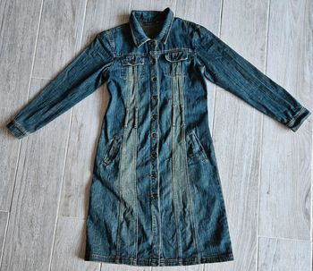 Robe manches longues en jean taille L
