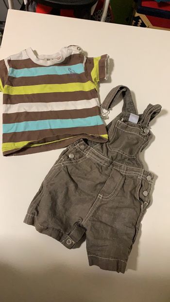 Salopette short